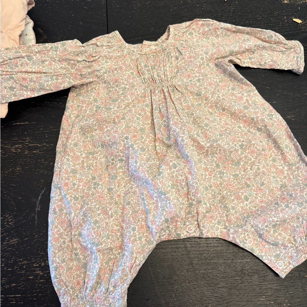 Bonpoint  Long Sleeve Baby Romper